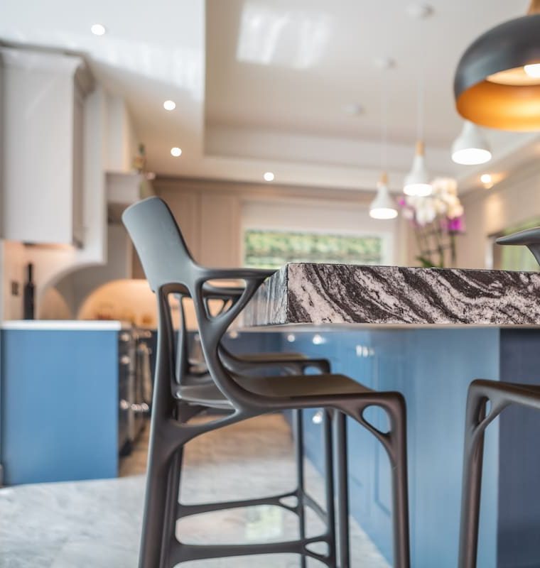 kitchen island with seating